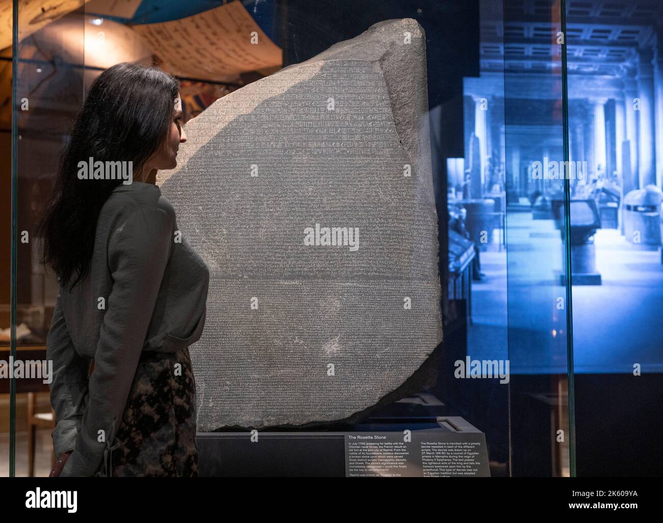 The British Museum, London, UK. 11 October 2022. Hieroglyphs: unlocking ...