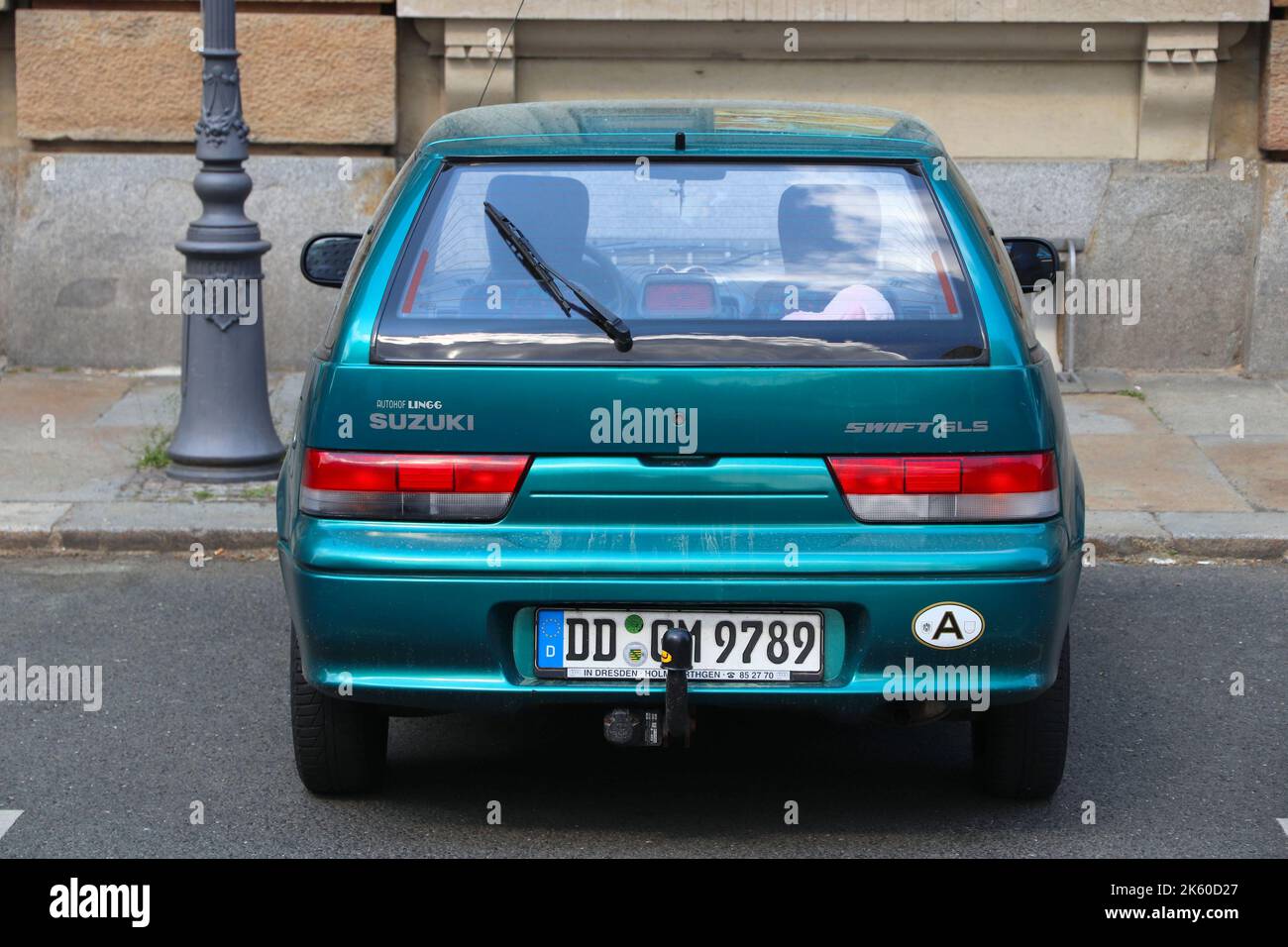 DRESDEN, GERMANY MAY 10, 2018 Suzuki Swift cheap Japanese hatchback