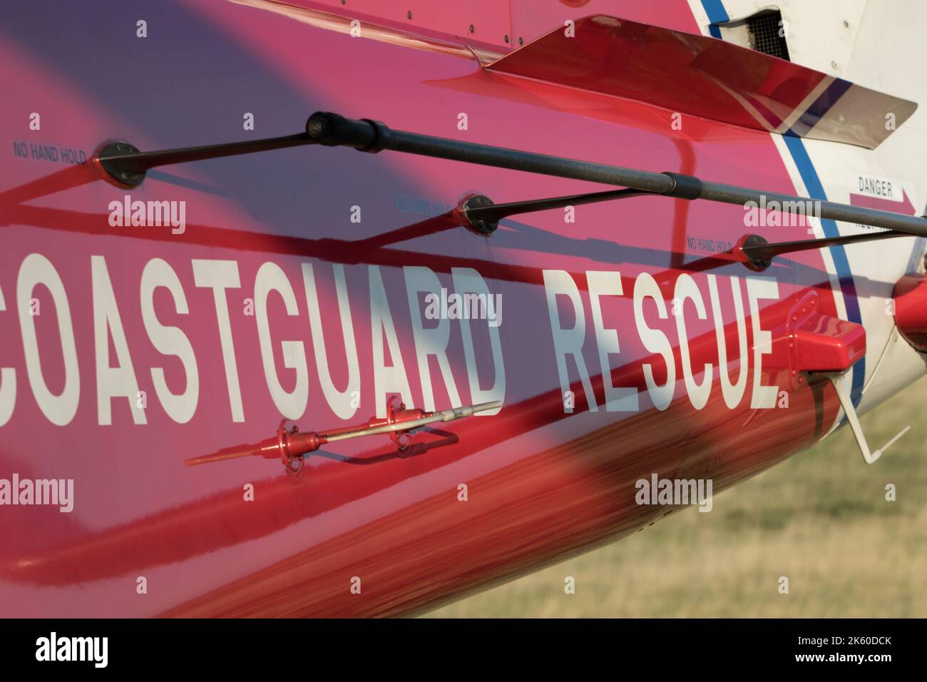 Coastguard Helicopter grounded following windscreen damage during cliff ...