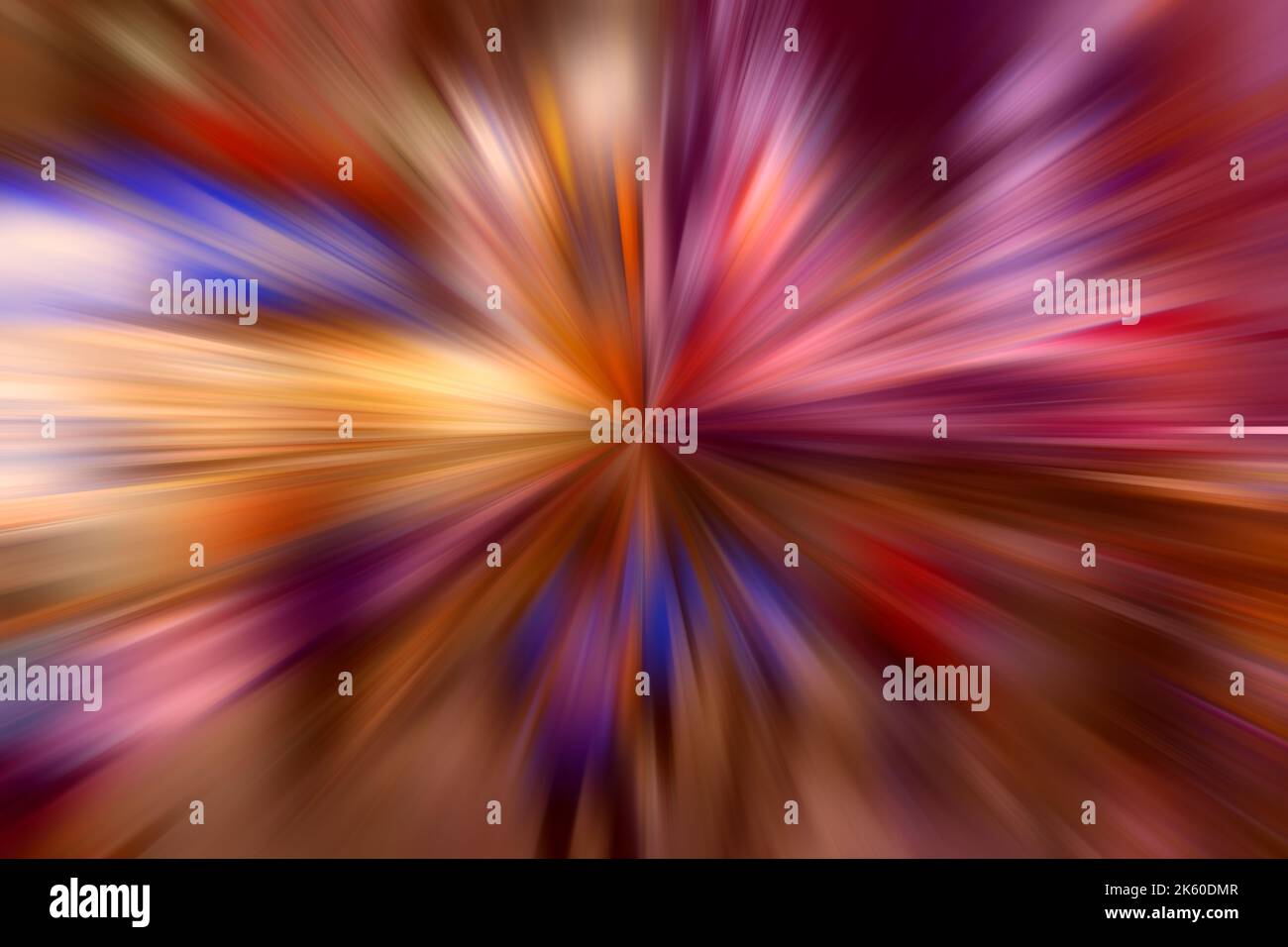 Abstract motion blur background. High speed radial blur background