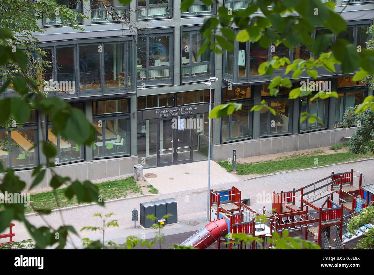 The Stockholm School of Economics in Stockholm,Sweden Stock Photo