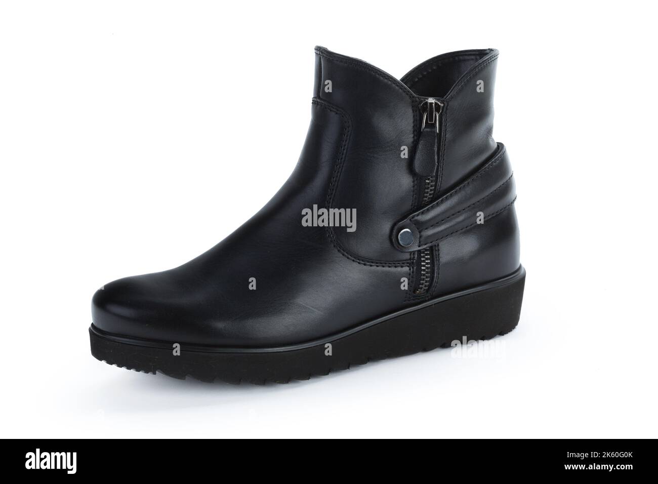 Woman ankle boots isolated on white background Stock Photo - Alamy