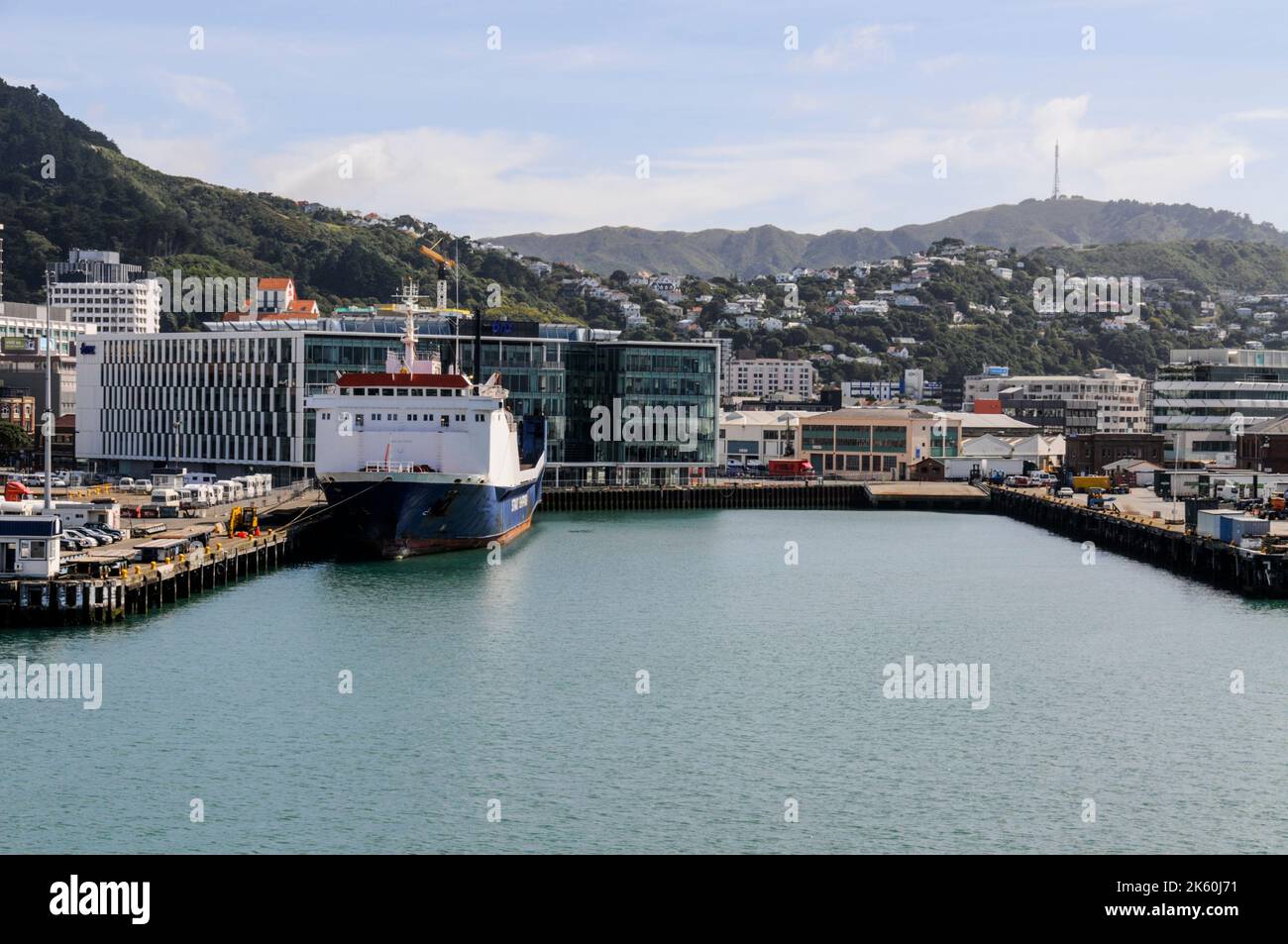 The main passenger car ferry terminal serving the south & north islands