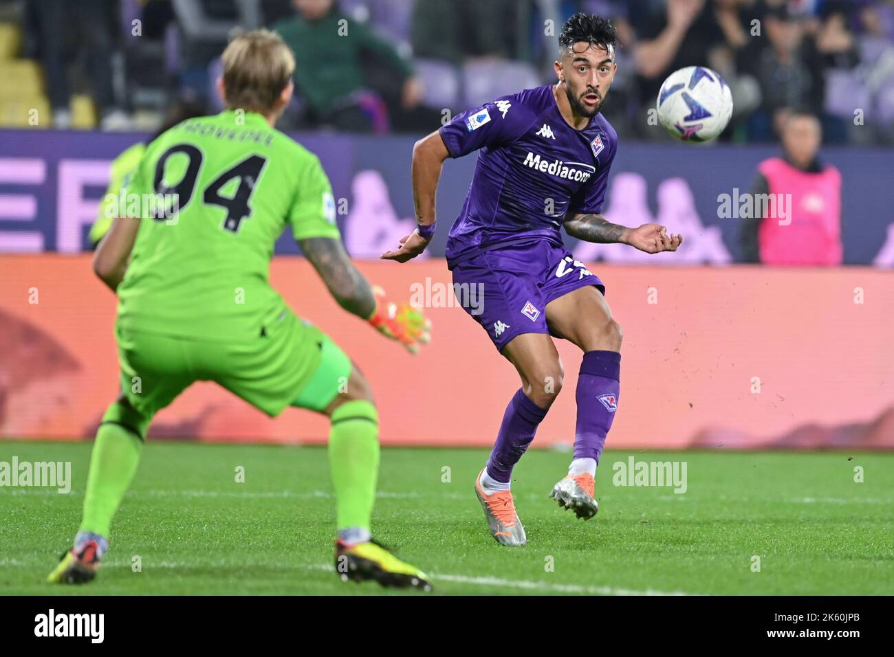 Florence, Italy. 10th Oct, 2022. Nicolas Gonzalez (ACF Fiorentina