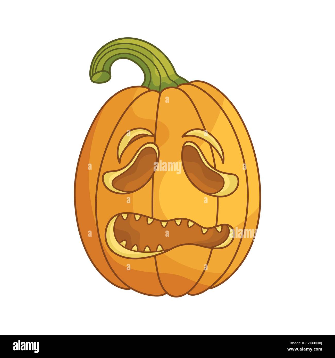 Sad Jack O Lantern