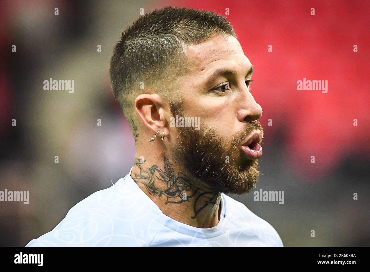 PSG - Reims Sergio Ramos during the match between PSG and Stade de Reims at  the Parc des Princes on January 23, 2022 Stock Photo - Alamy