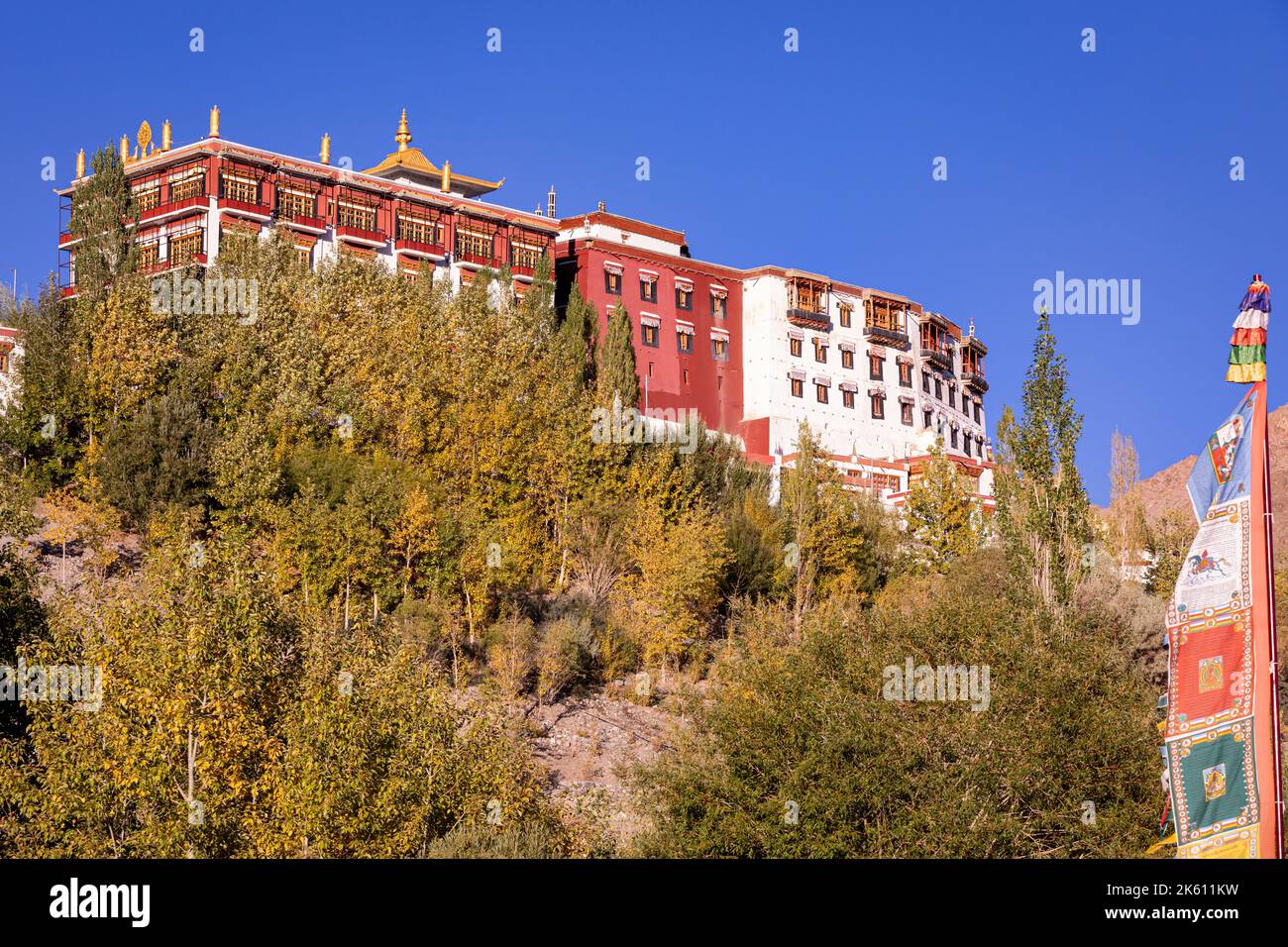 Matho Monastery, Ladakh, Kashmir, India Stock Photo