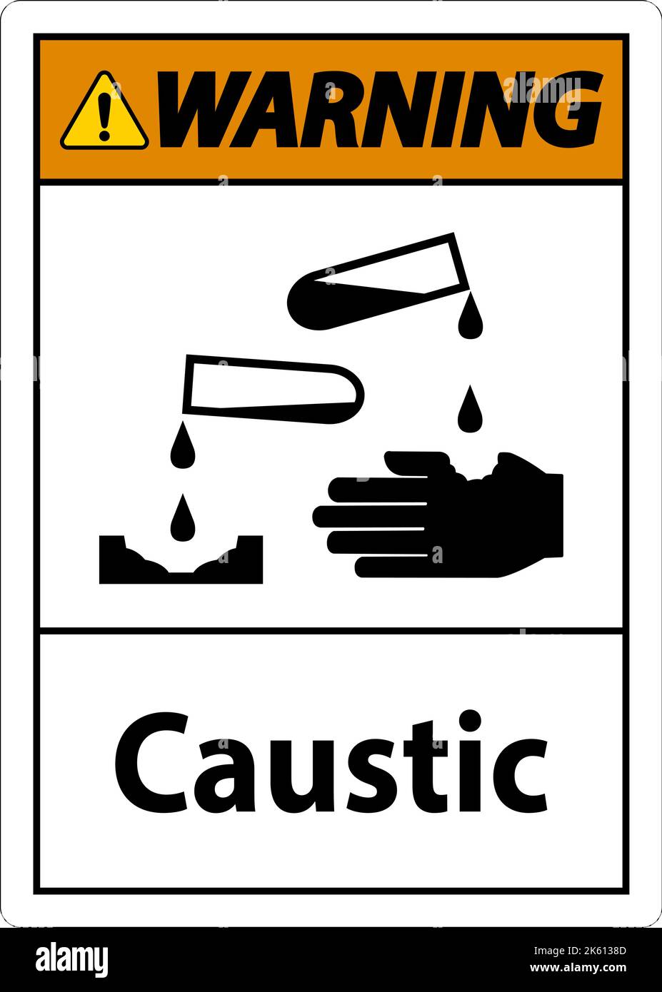 Caution Caustic Symbol Sign On White Background 12709 vrogue.co