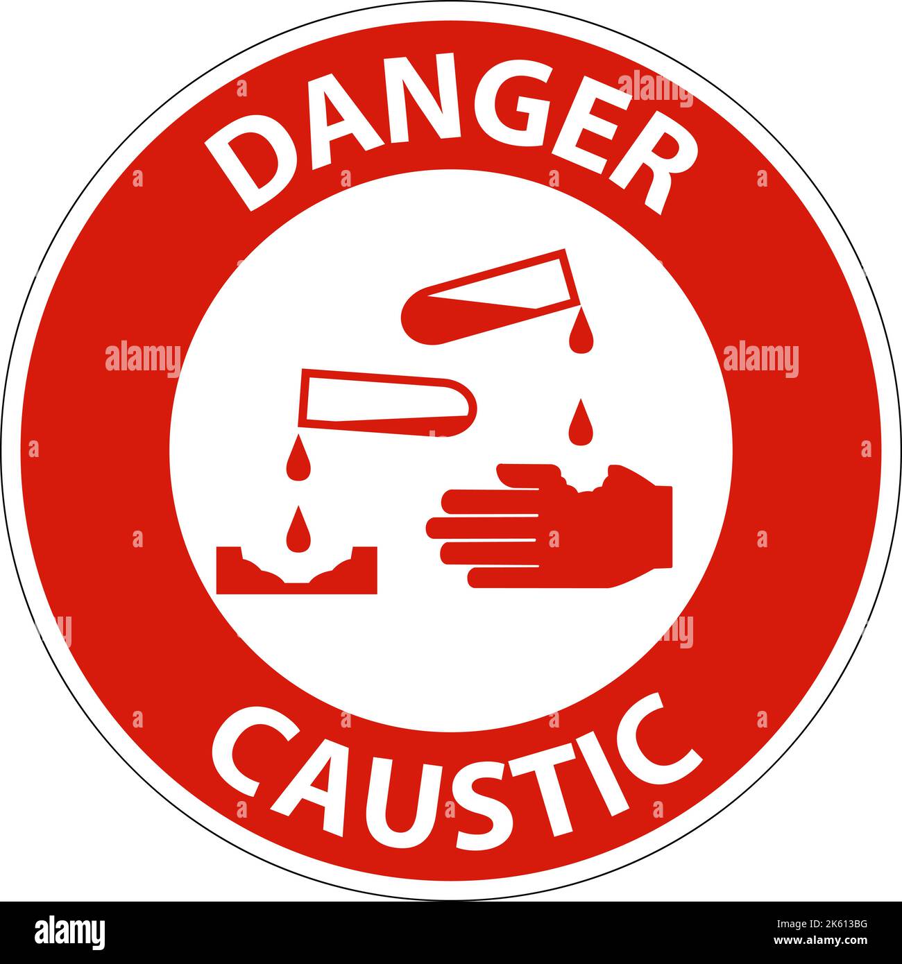 Danger Caustic Symbol Sign Vector Illustration Isolat vrogue.co