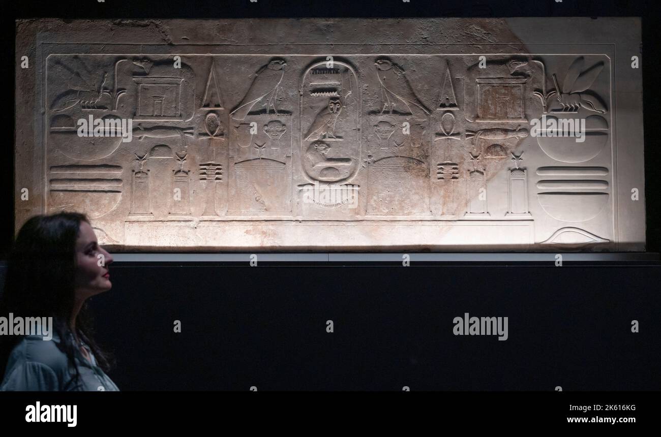 Nswt The British Museum, London, UK. 11 October 2022. Hieroglyphs: unlocking ...
