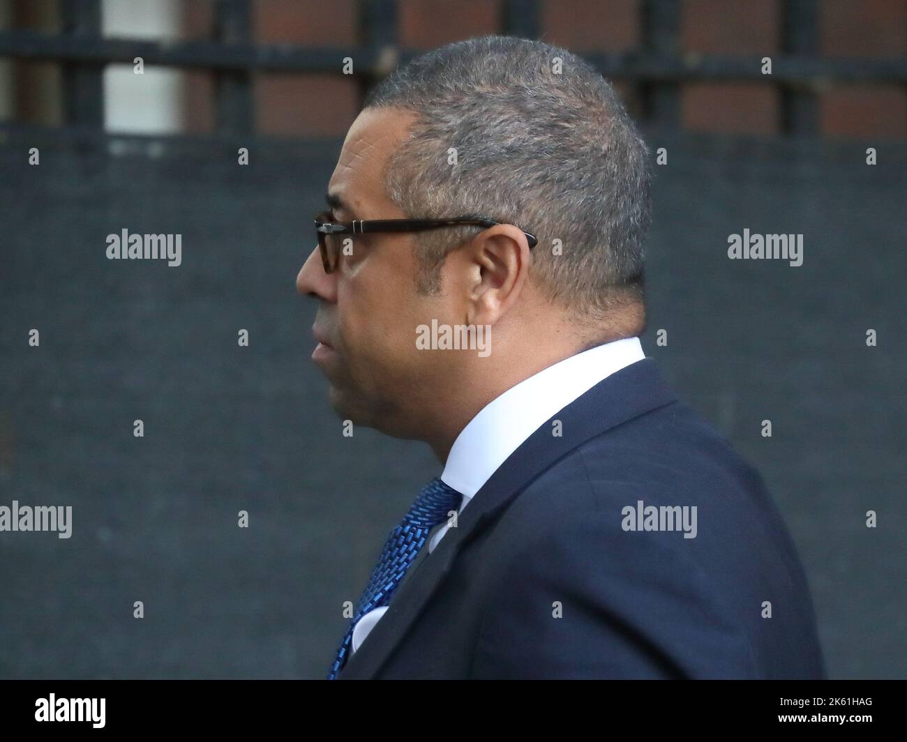 London, UK. 11th Oct, 2022. Foreign Secretary James Cleverly leaves Downing Street No 10 after the weekly Cabinet Meeting. Credit: Uwe Deffner/Alamy Live News Stock Photo