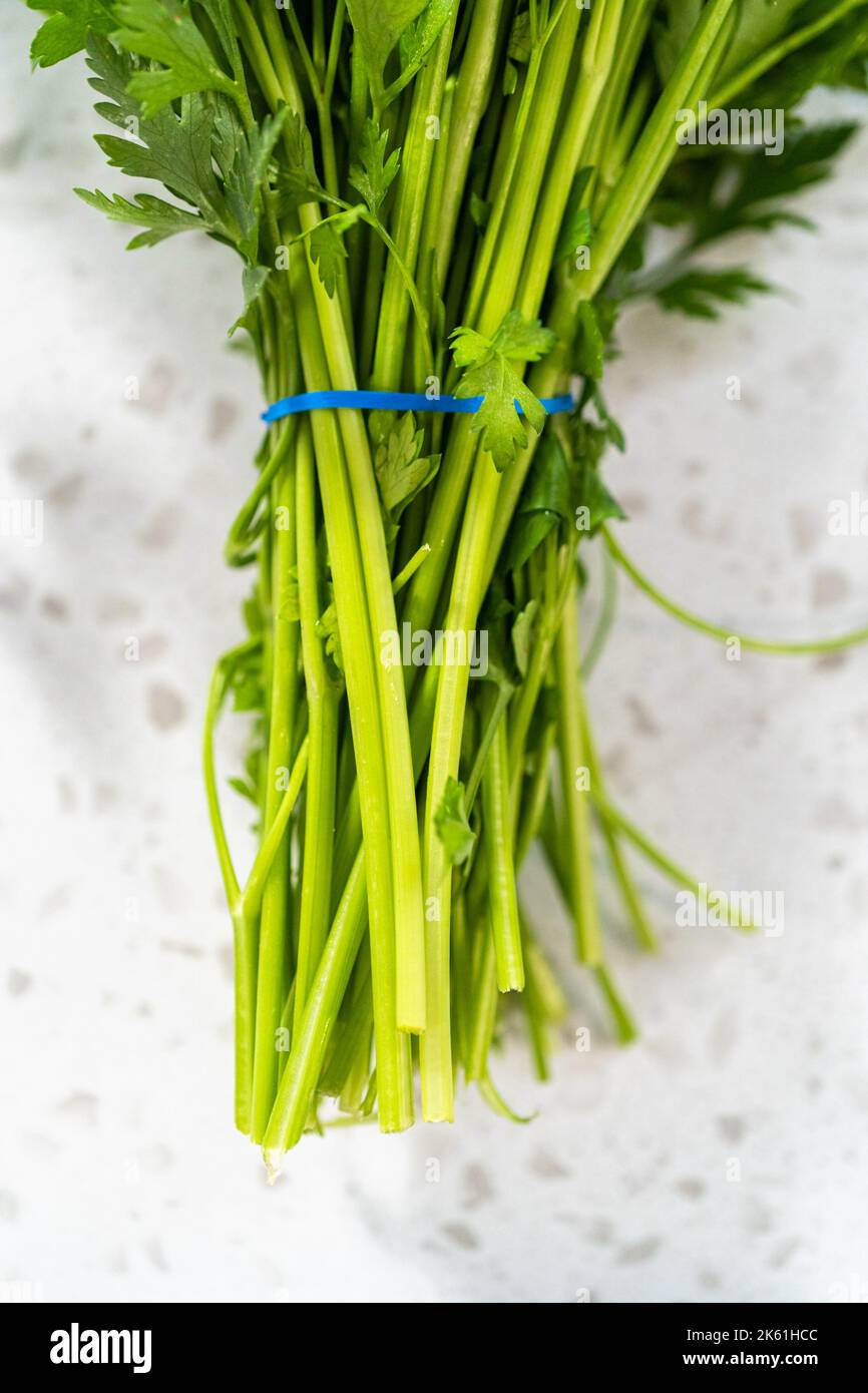 Fresh parsley Stock Photo