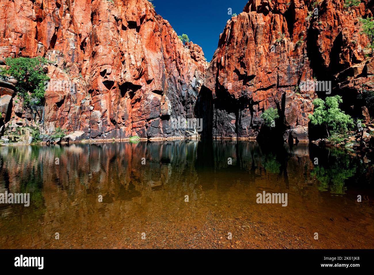 Famous Python Pool in Millstream Chichester National Park Stock Photo ...
