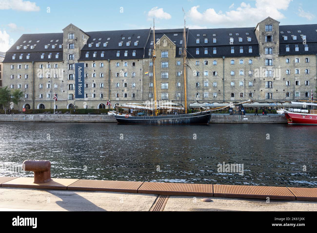 Copenhagen, Denmark. October 2022. External view of the Admiral hotel building in the city center Stock Photo