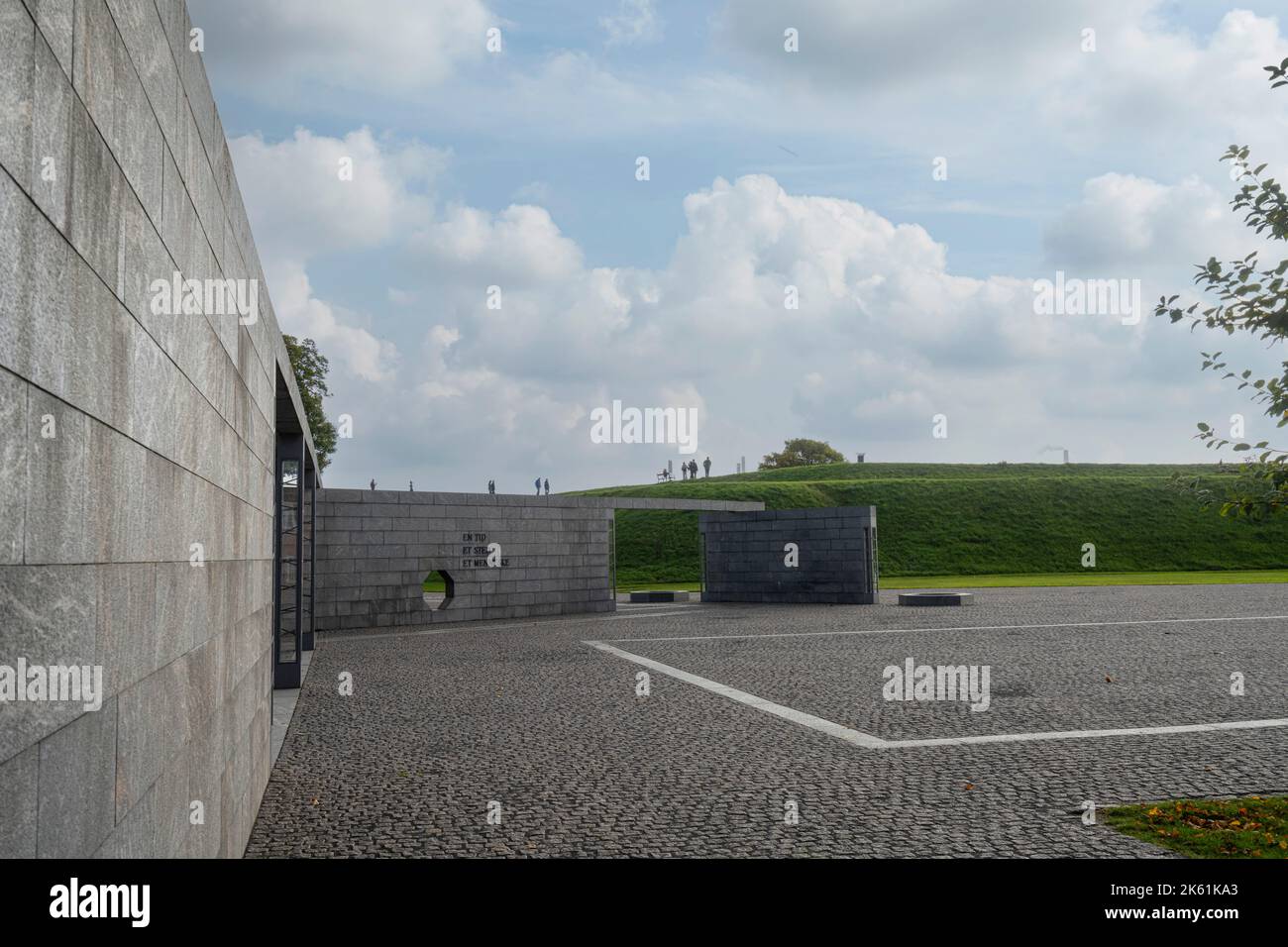 Copenhagen, Denmark. October 2022.  View of the Monument to Denmark's international activities after 1948 inside the Kastellet fortress in the city ce Stock Photo