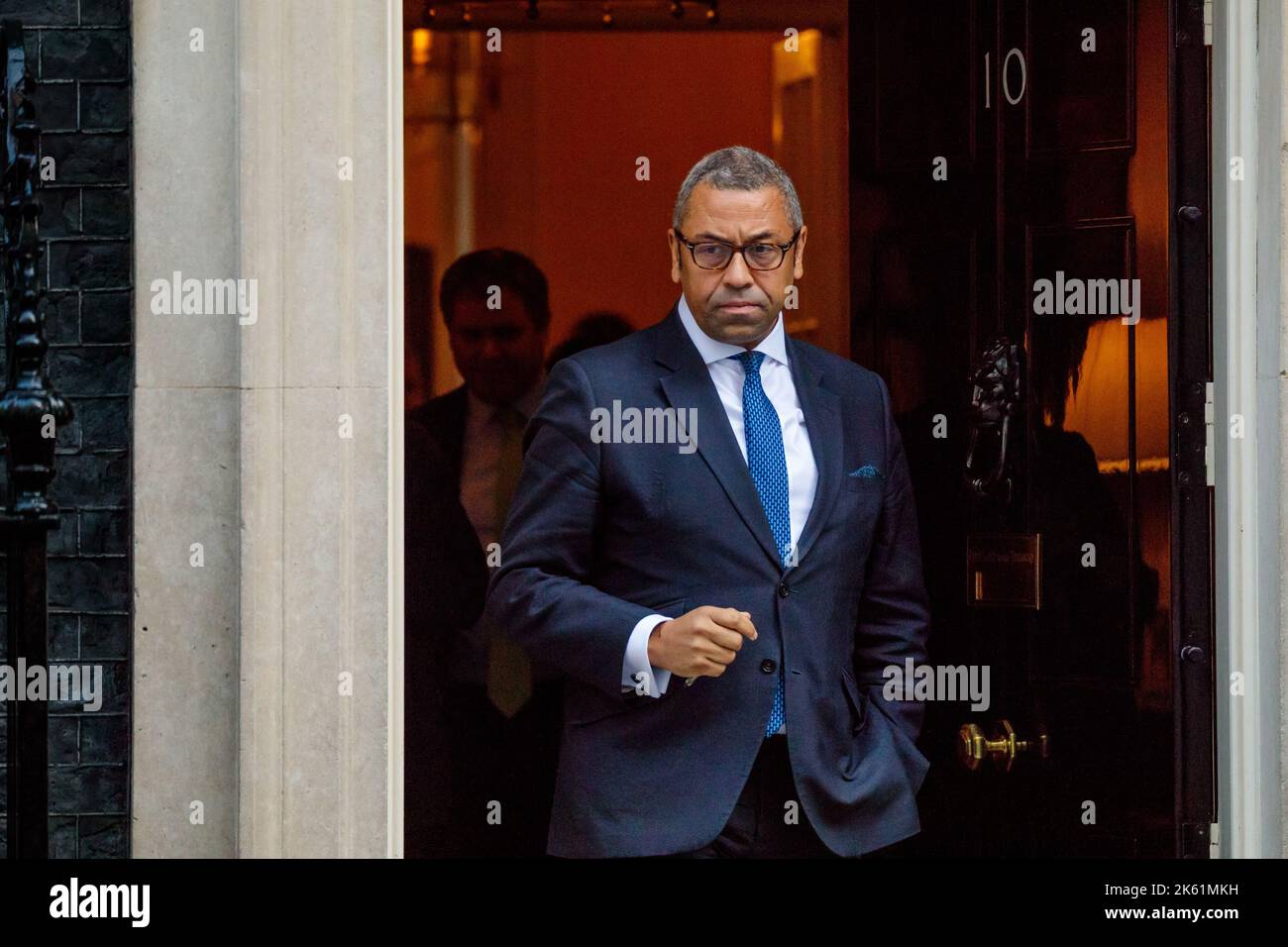 Downing Street, London, UK. 11th October 2022. Ministers attend the first Cabinet Meeting at 10 Downing Street since the Conservative Party Conference last week. James Cleverly MP, Secretary of State for Foreign, Commonwealth and Development Affairs. Amanda Rose/Alamy Live News Stock Photo