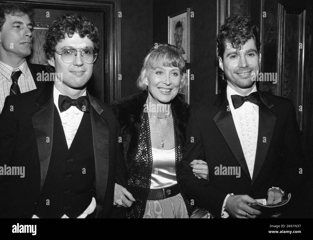 Betty Garrett with sons Andrew Parks and Garrett Parks at the Barnum