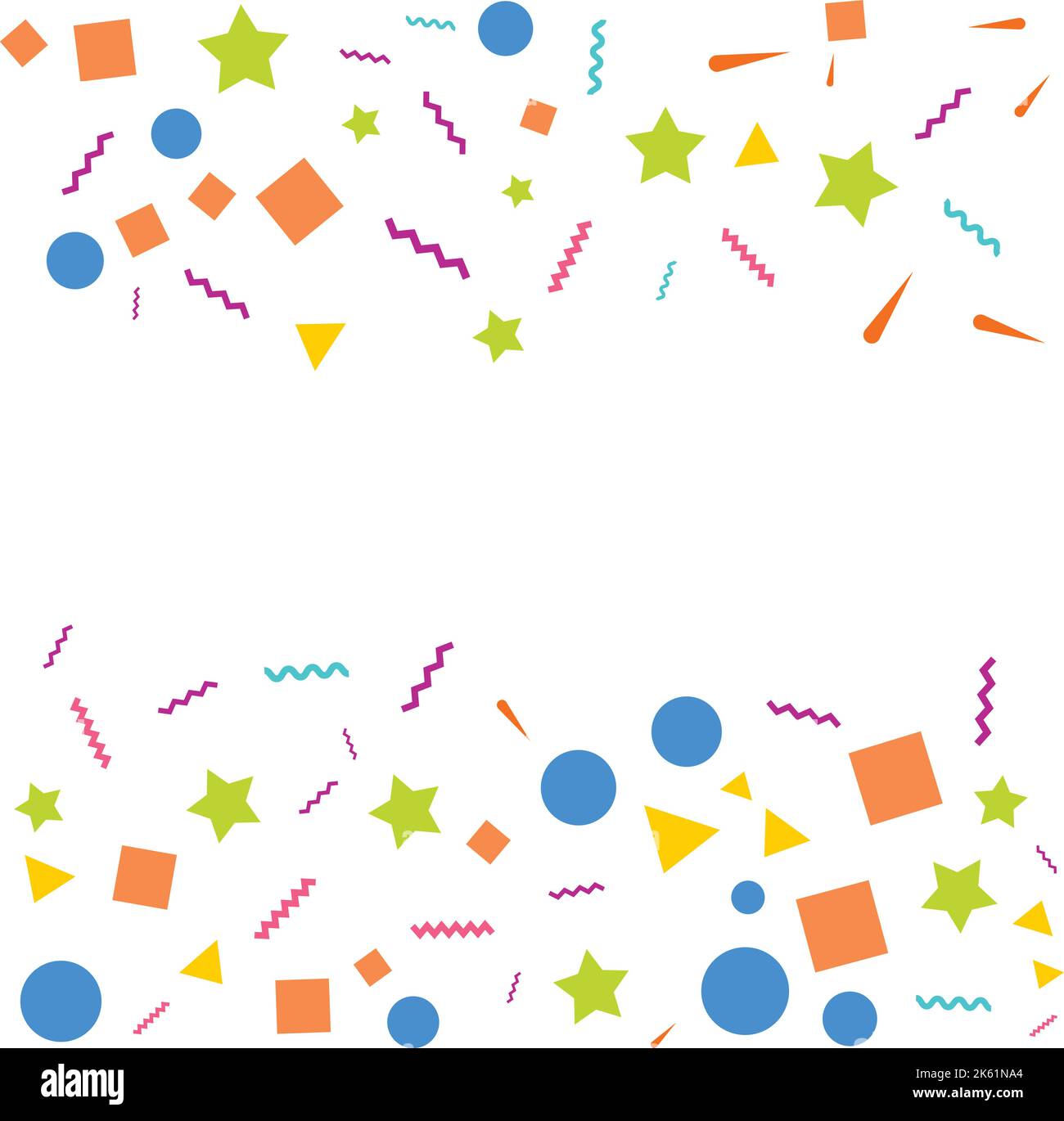 Colorful Confetti. Vector Festive Illustration of Falling Shiny