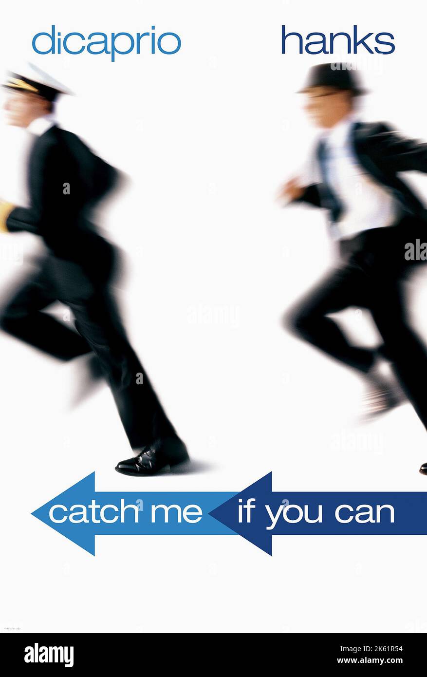 Catch Me If You Can 2002 Movie Poster Stock Photo