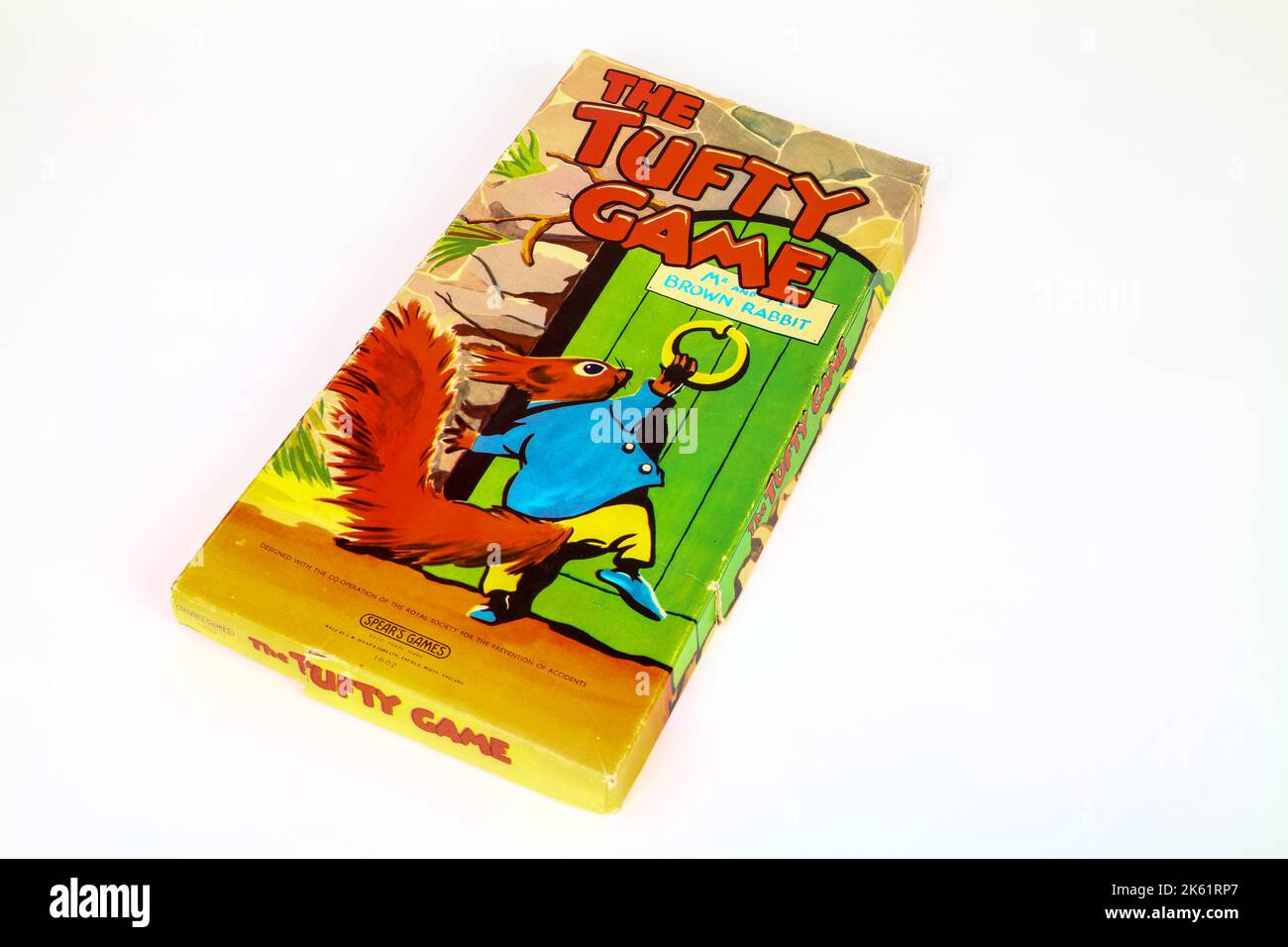 Nostalgic vintage The Tufty Game by Spears Games Stock Photo