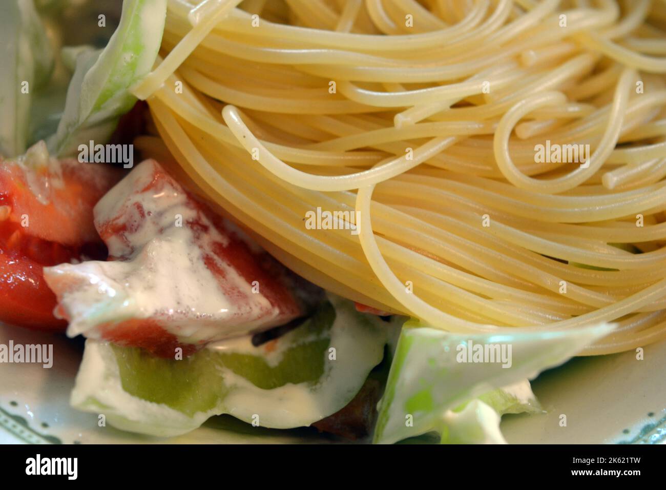 Food preparation, Italian spaghetti made from durum wheat and fresh