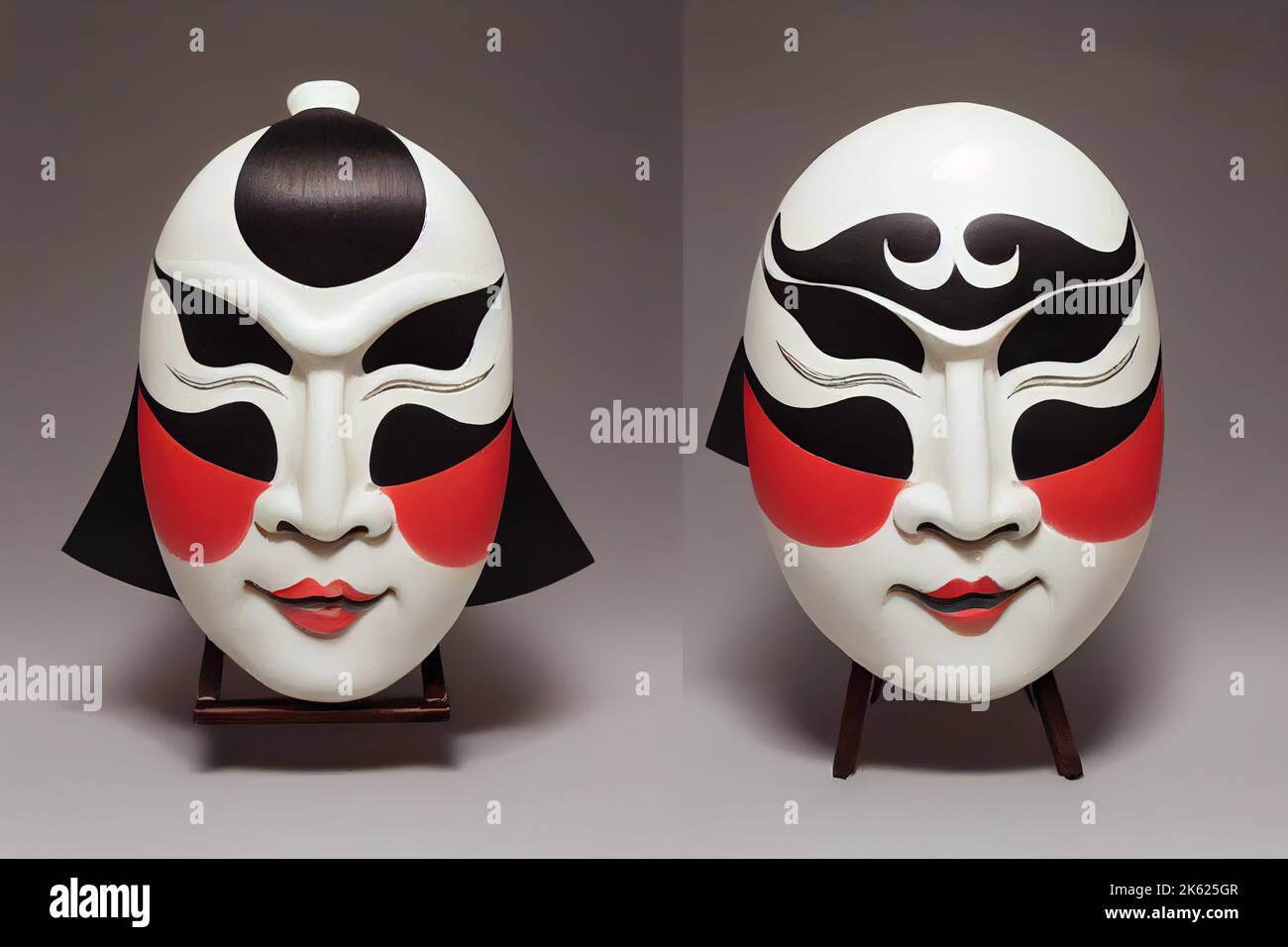 Japanese theater mask hi-res stock photography and images - Page 3 - Alamy