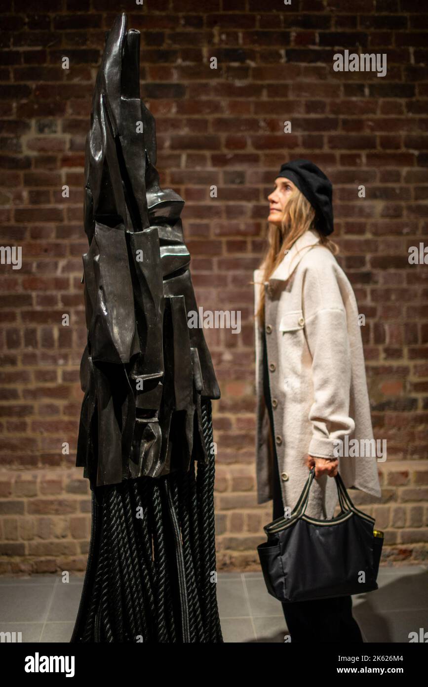 Novelist and poet barbara chase riboud on display at serpentine hi-res ...
