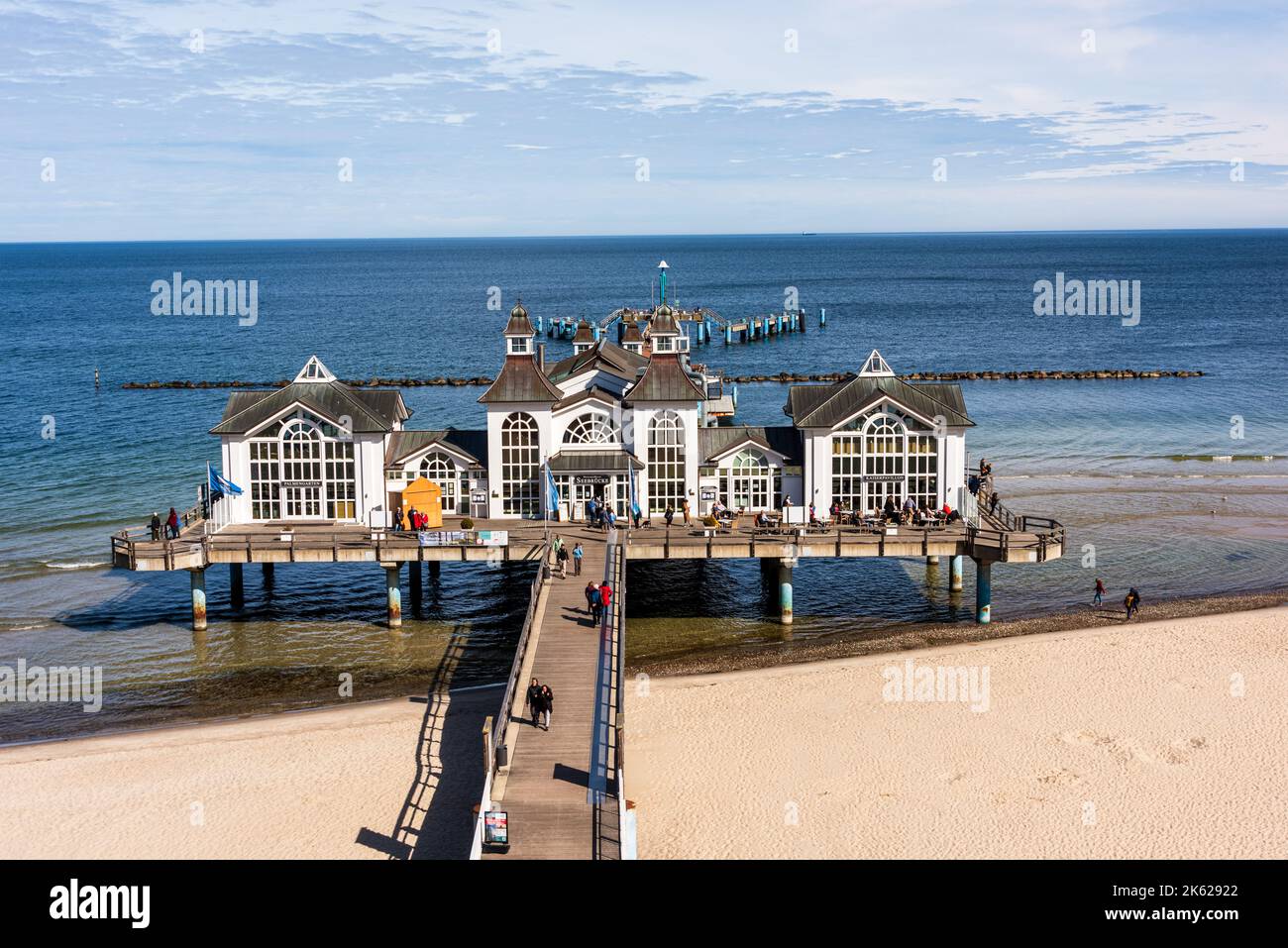 Insel Rügen Ostseebad Sellin die berühmte Seebrücke von Sellin im