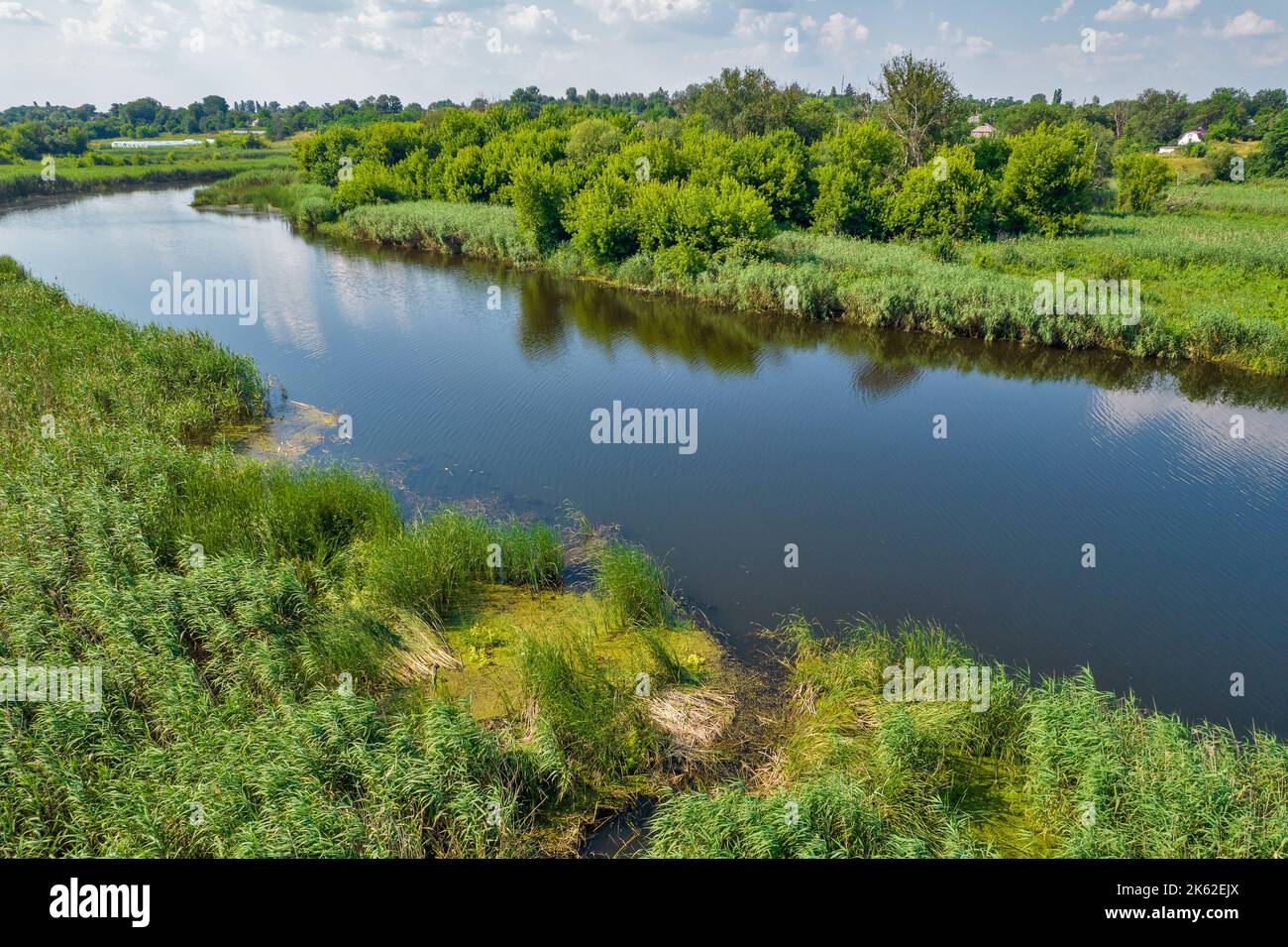 Summer river landscape hi-res stock photography and images - Alamy