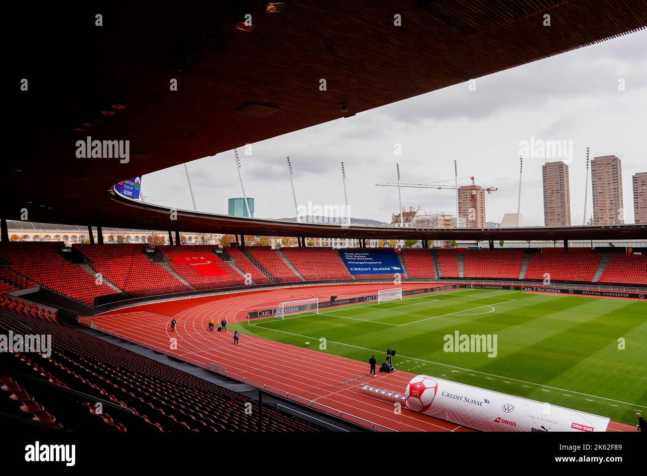 ZURICH, SWITZERLAND 11 OCTOBE 2022 General stadium view prior to the