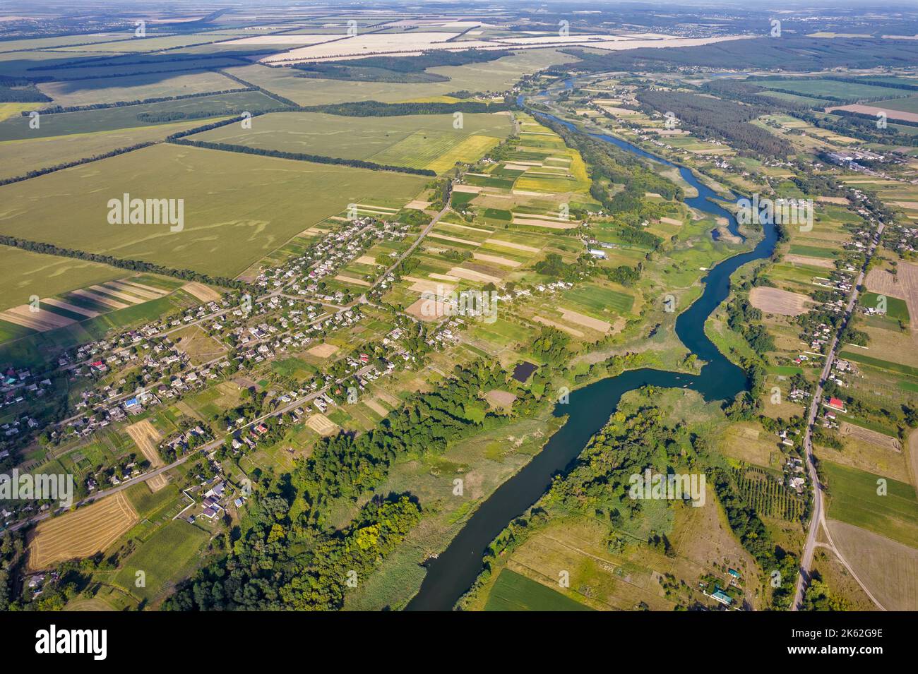 Main Ukraine Rivers Ukraine village map hi-res stock photography and images - Alamy