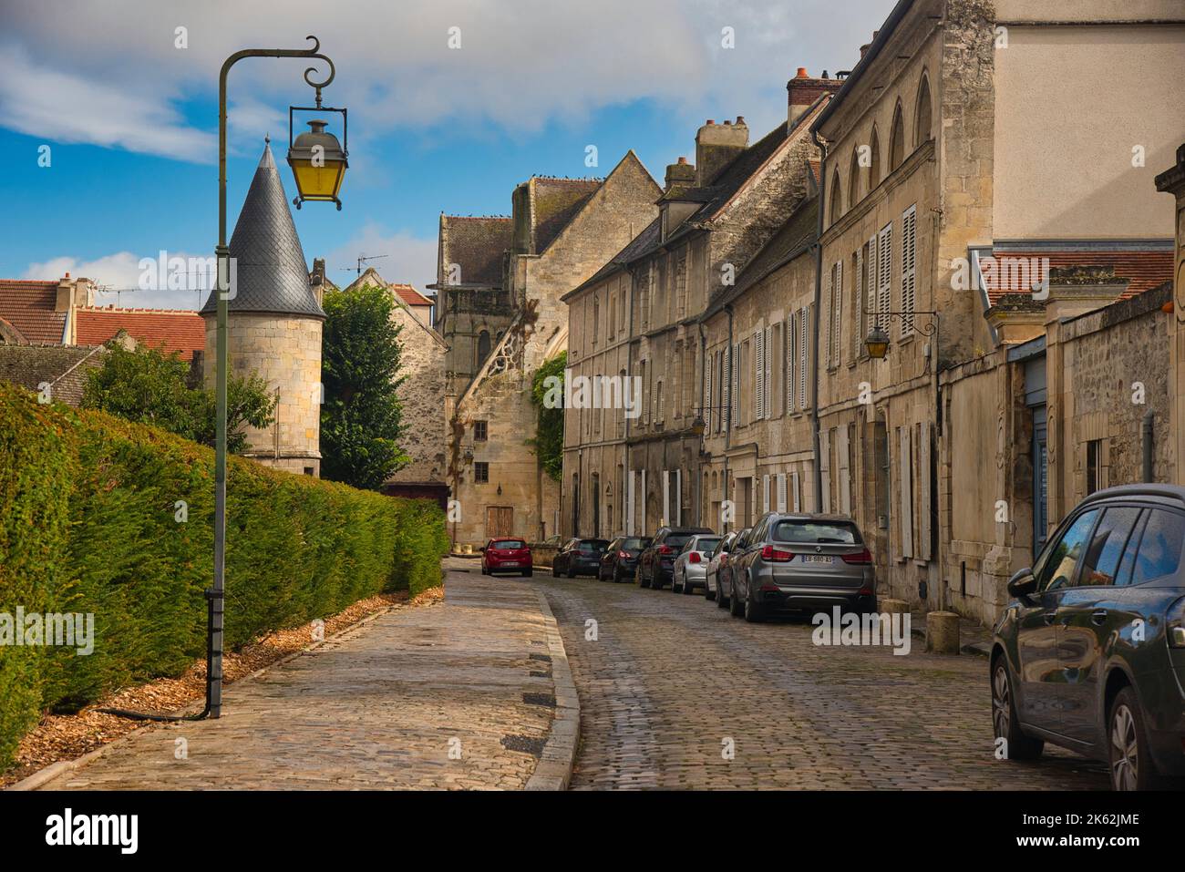 Picturesque city of Senlis in the oise area in france Stock Photo