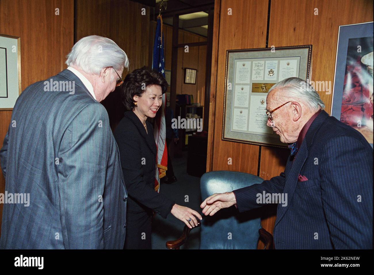 Office of the Secretary Secretary Elaine Chao with Former Secretaries