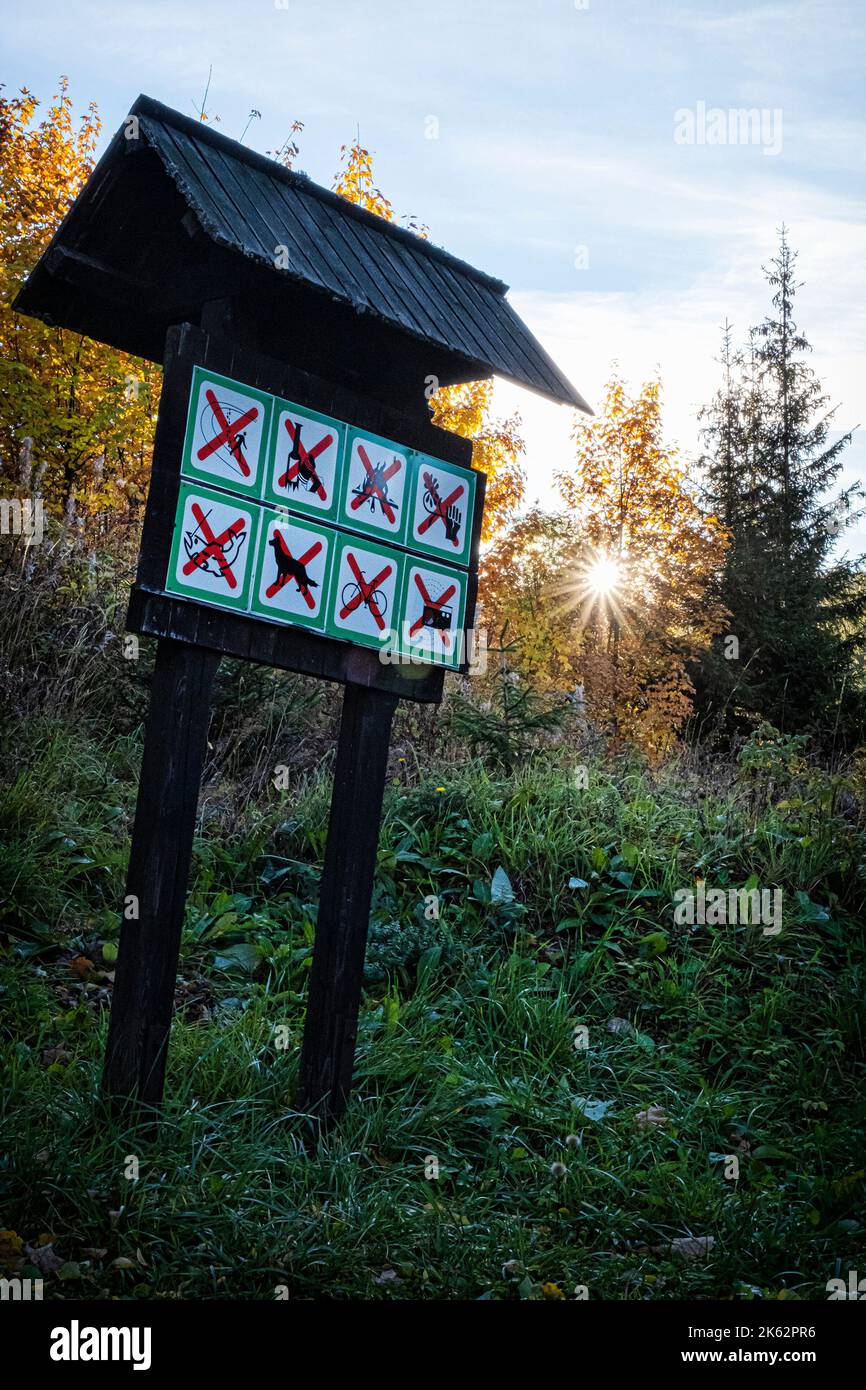 Hiking restriction hi-res stock photography and images - Alamy