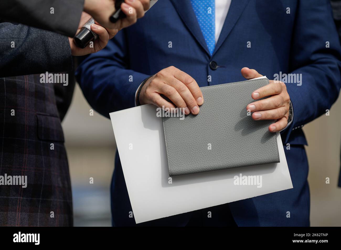 Shallow depth of field (selective focus) details with the hands of a ...