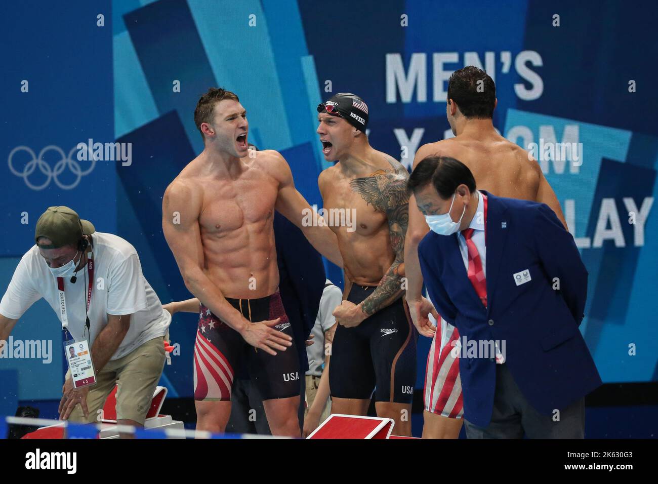 AUGUST 1st, 2021 TOKYO, JAPAN Ryan MURPHY, Michael ANDREW, Caeleb