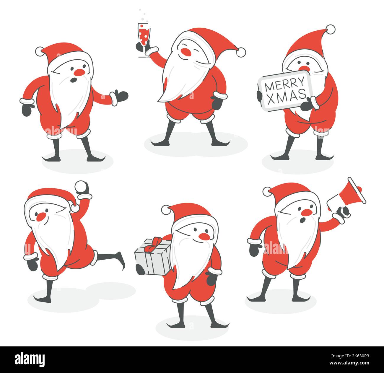 Holly jolly x mas noel. Stock Vector