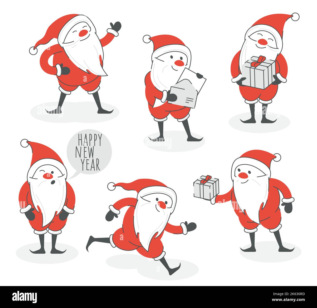 Holly jolly x mas noel. Stock Vector