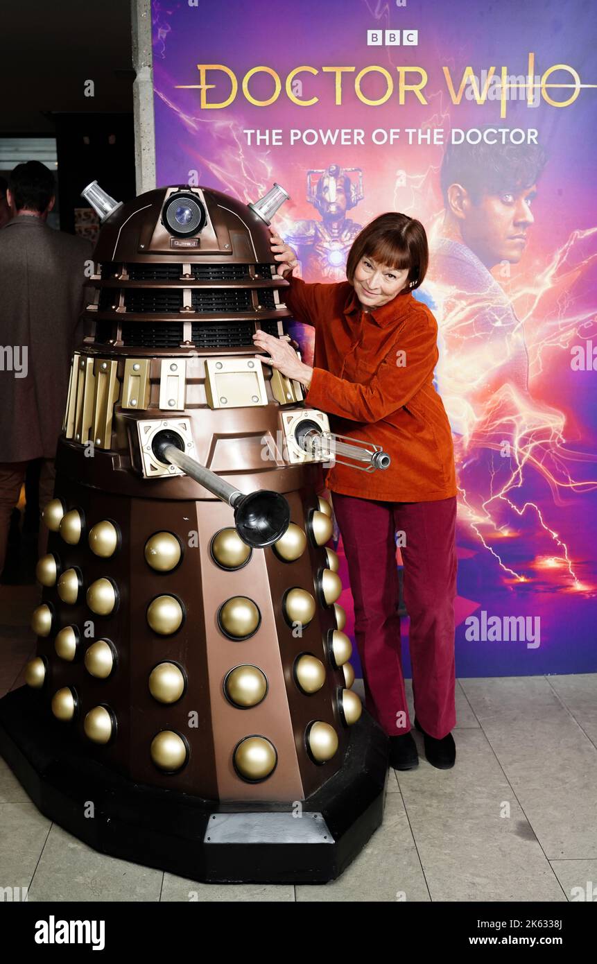 Fielding attends the World premiere of Doctor Who at the Curzon