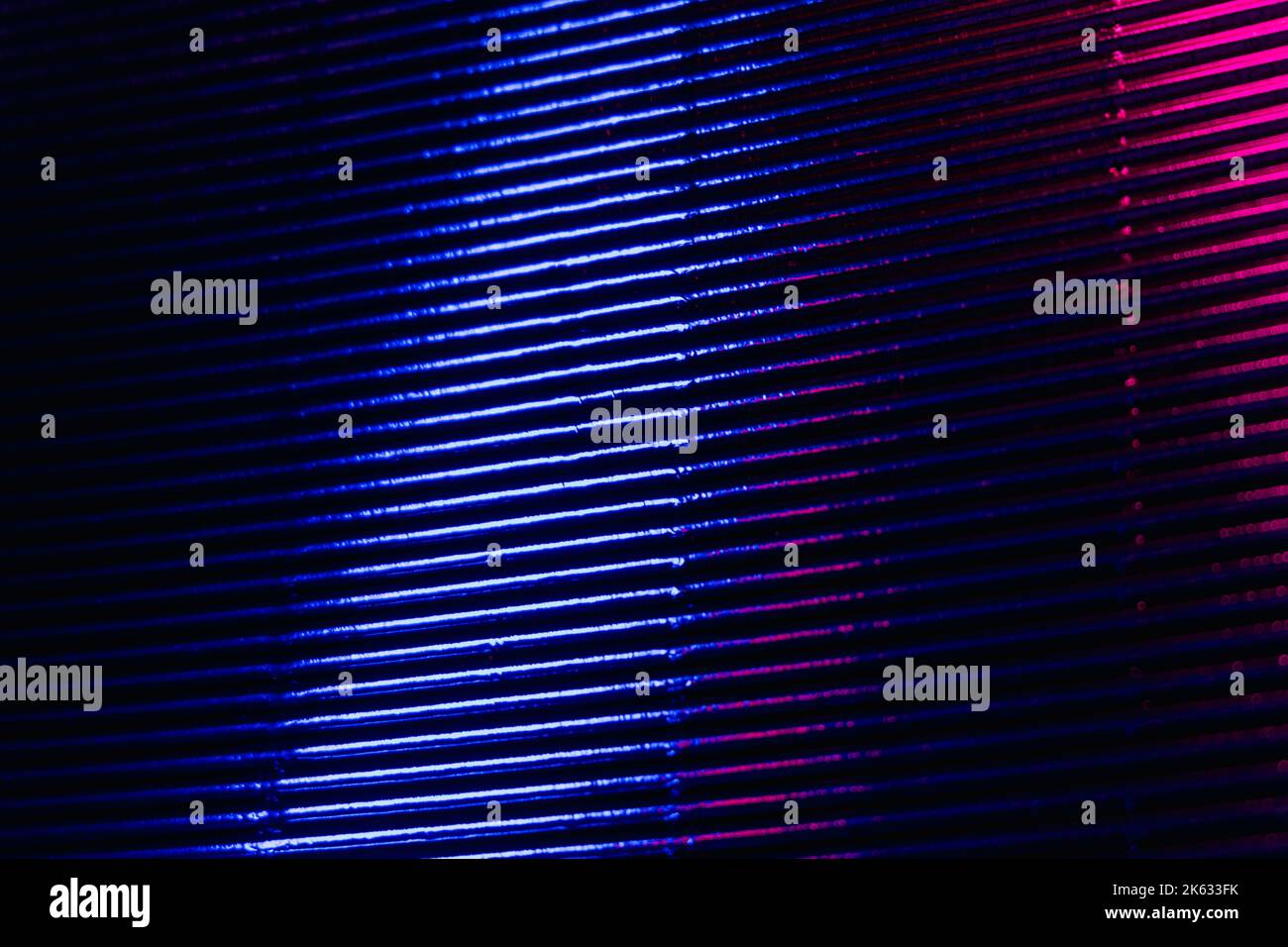 neon grunge background ribbed texture blue pink Stock Photo - Alamy