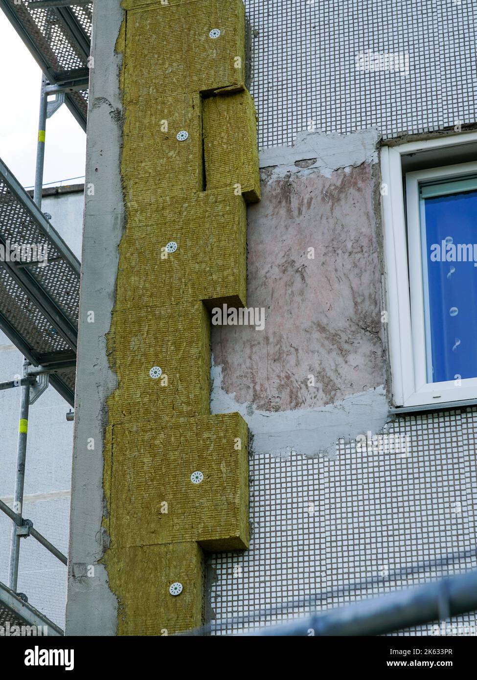 Multistorey apartment house facade thermal insulation with thick ... - Thermal Insulation Options For Apartments