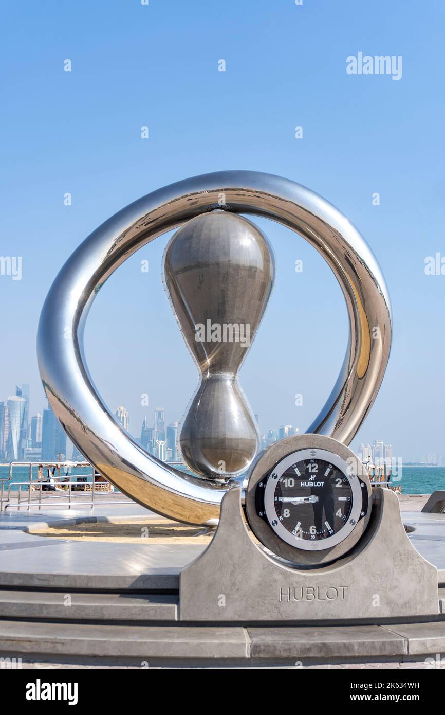 The FIFA World Cup Qatar 2022 Official Countdown Clock, powered by