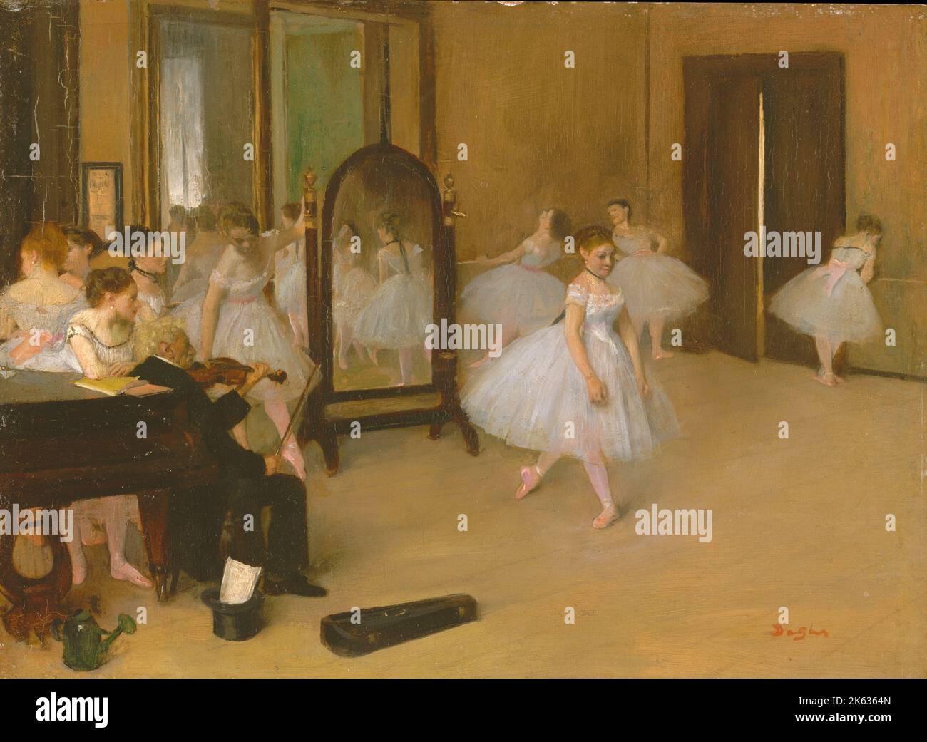 The Dancing Class, 1871, Painting by Edgar Degas Stock Photo