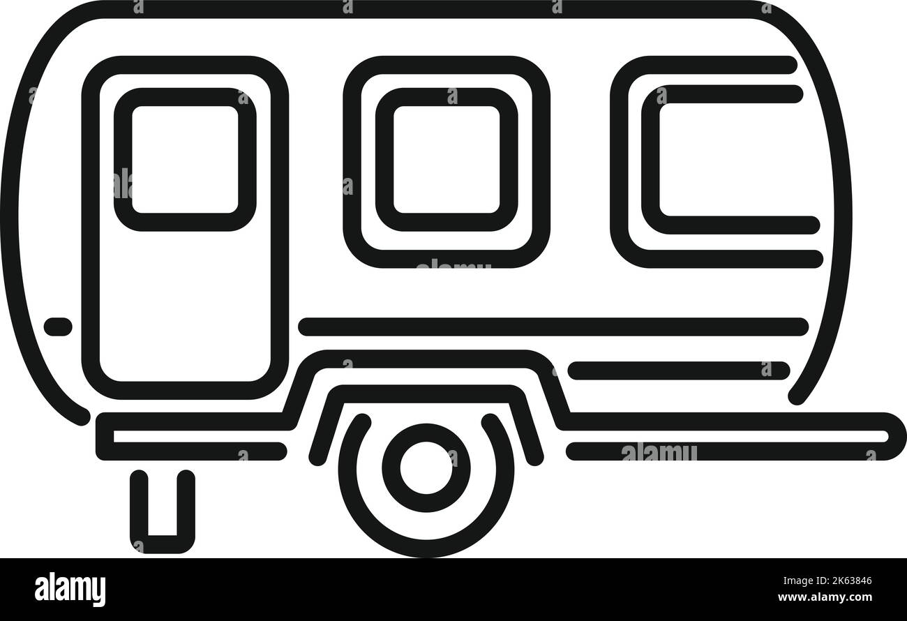 Motor home campsite Black and White Stock Photos & Images - Alamy