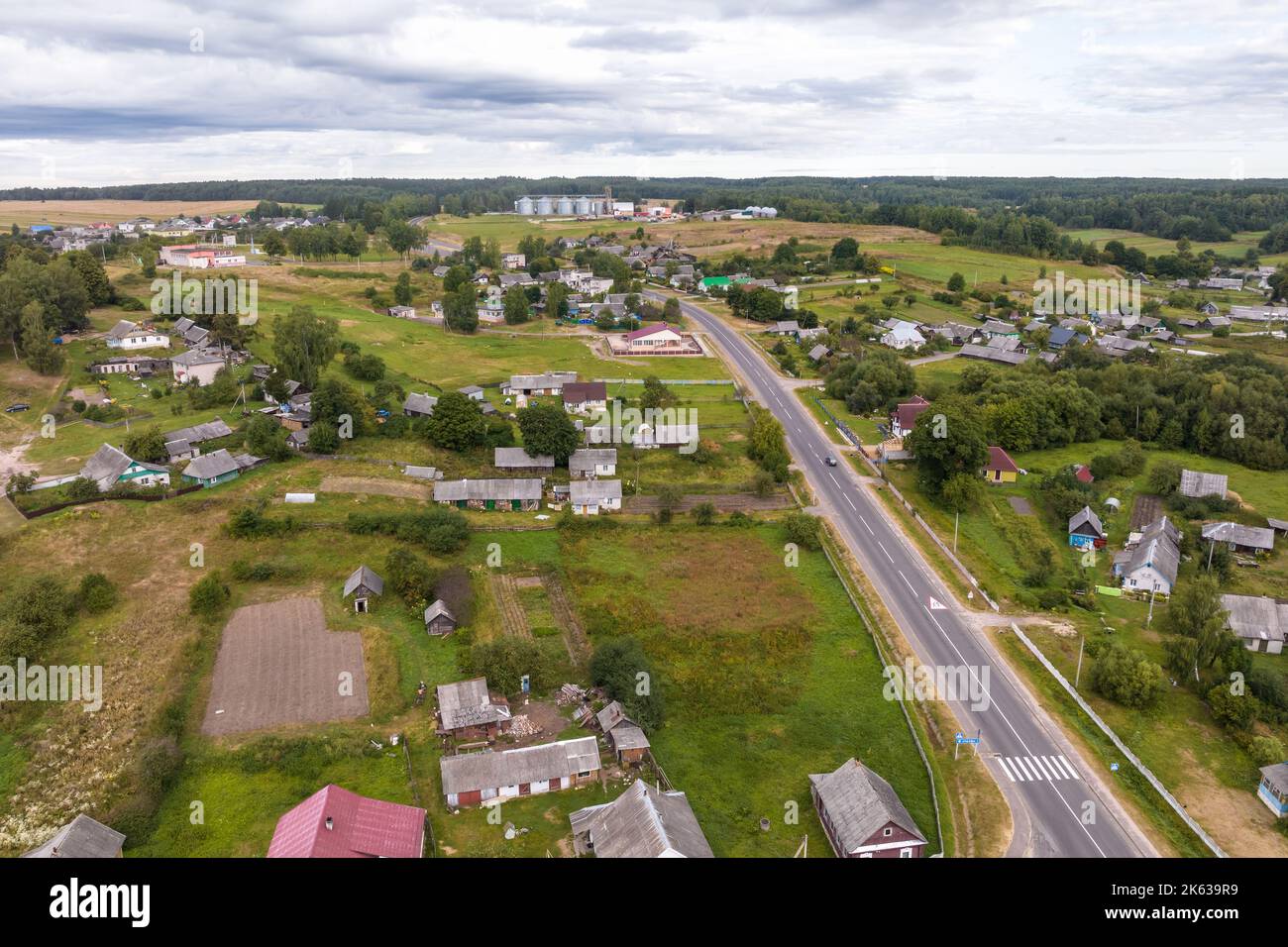 Aerial view suburban landscape private hi-res stock photography and ...
