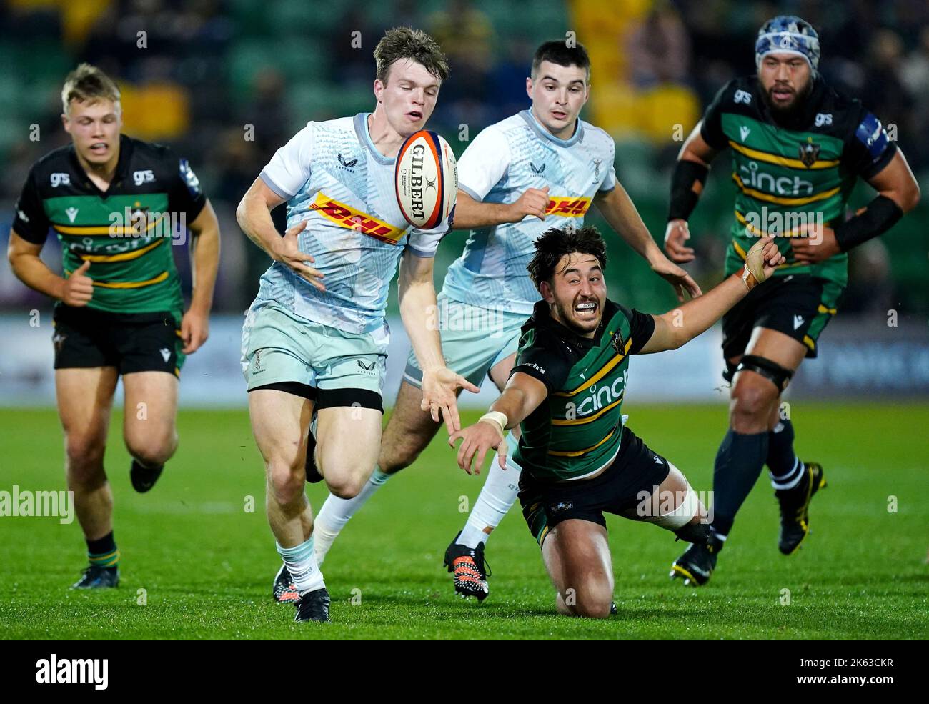 Northampton saints v harlequins premiership rugby cup cinch hires stock photography and images