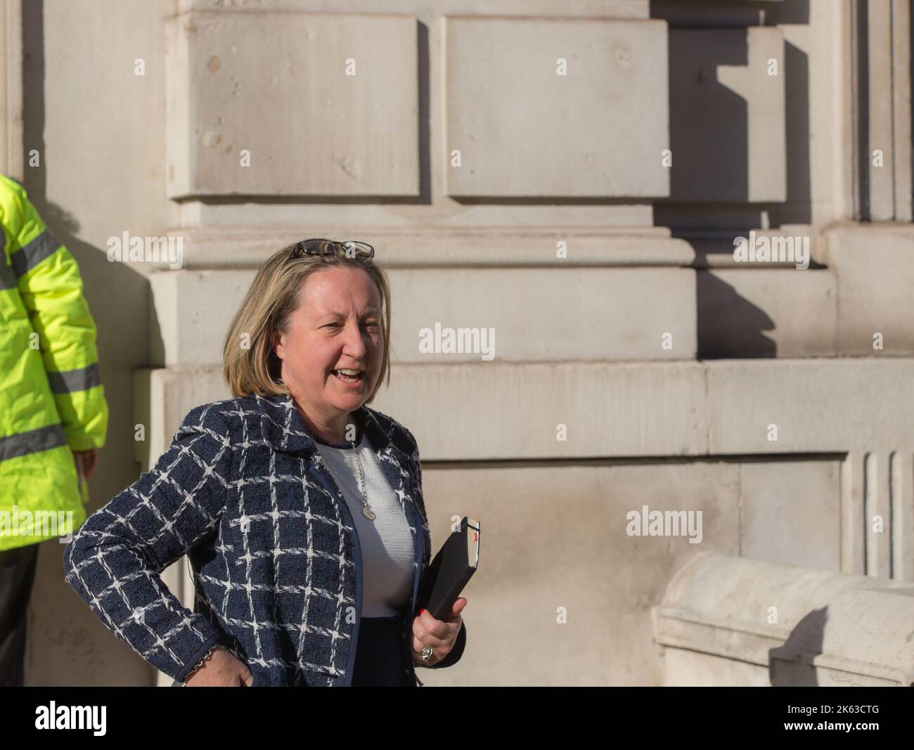 London UK oct 2022 Anne-Marie Trevelyan, Secretary of State for Transport leaving cabinet office whitehall Stock Photo