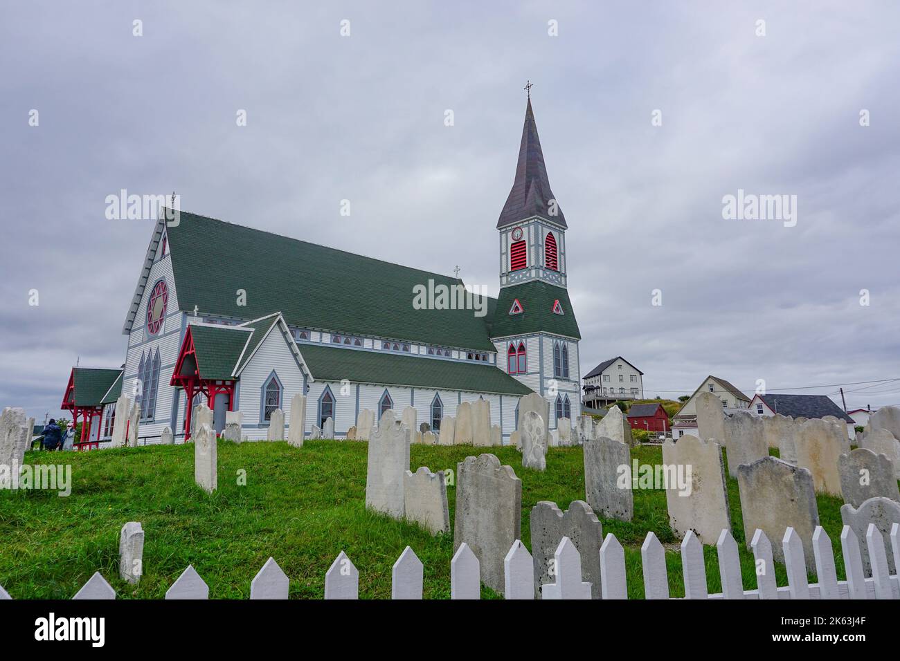 Trinity, Newfoundland, Canada: St. Pauls Anglican Church, consecrated in 1827. Stock Photo