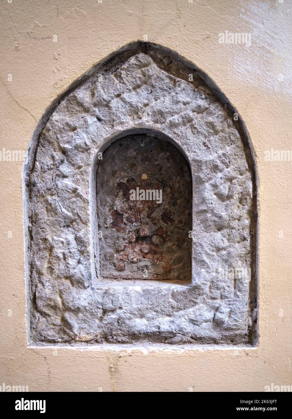 Historic Wine Window Florence Italy Stock Photo