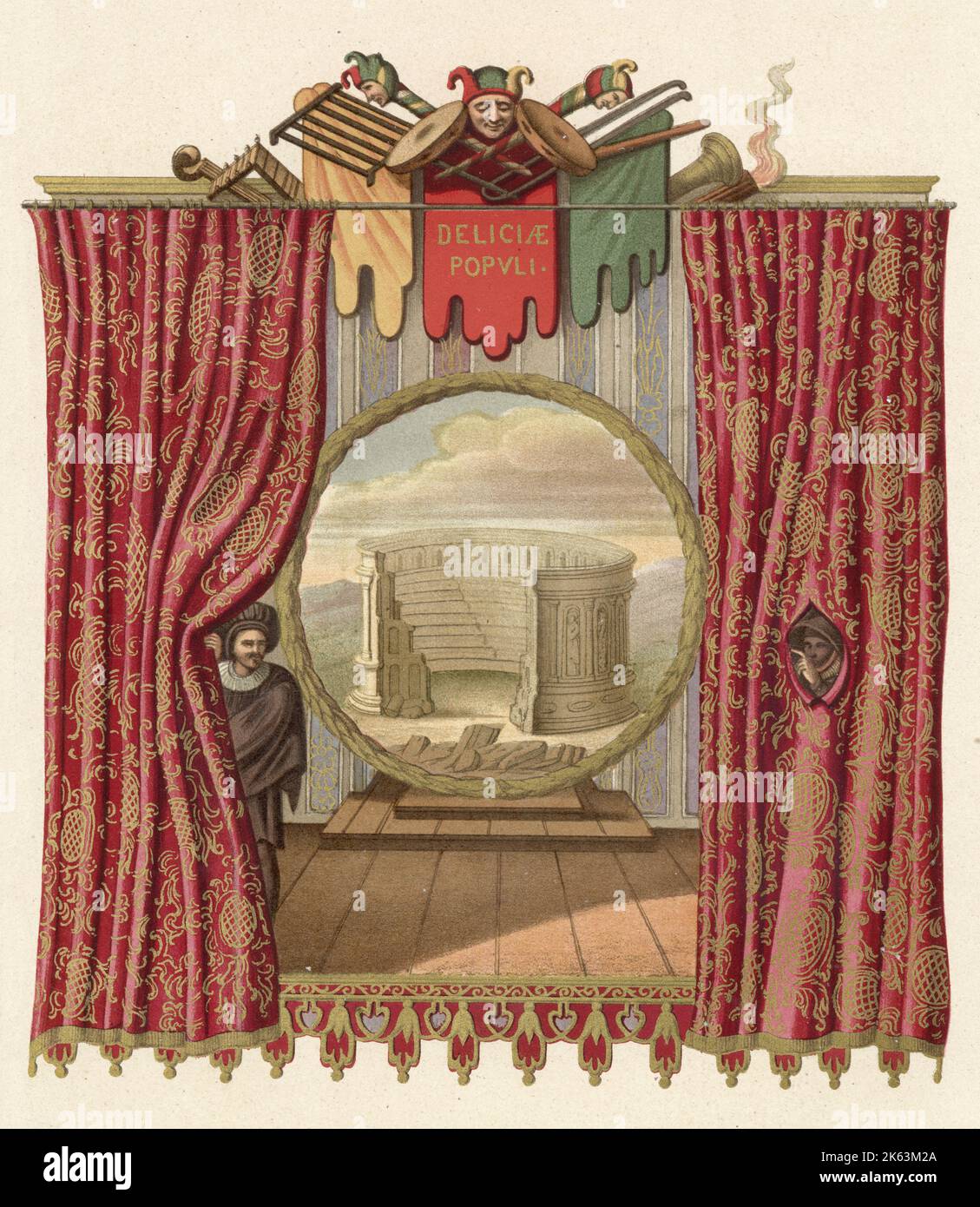 Theatre curtain peep hires stock photography and images Alamy